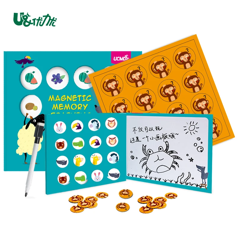 2021 Hot Selling Montessori memory Training game to teach toddlers to learn toy puzzles