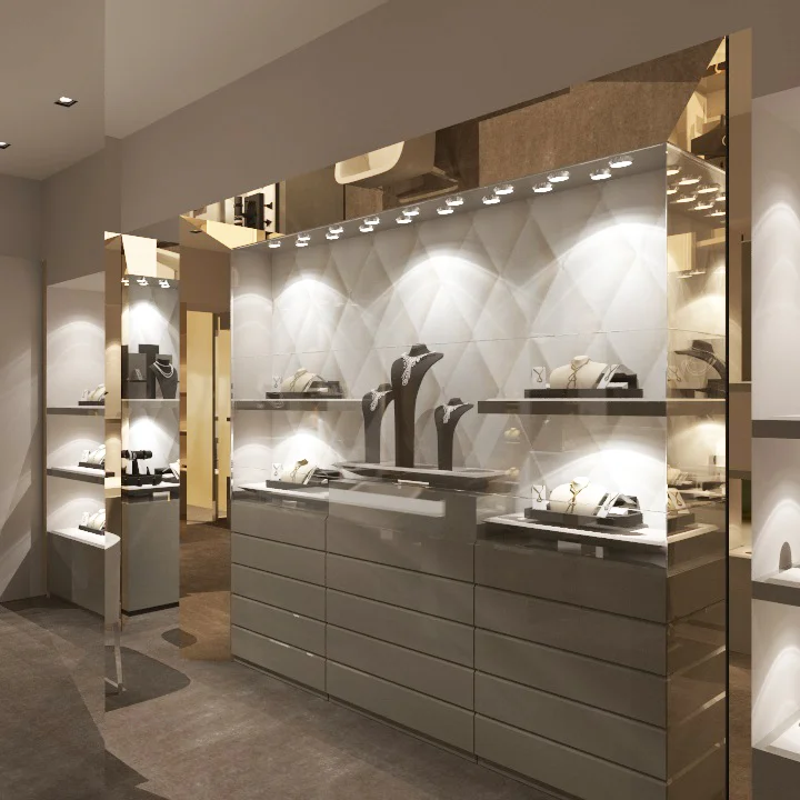 Luxury jewelry store display counter furniture jewelry store design
