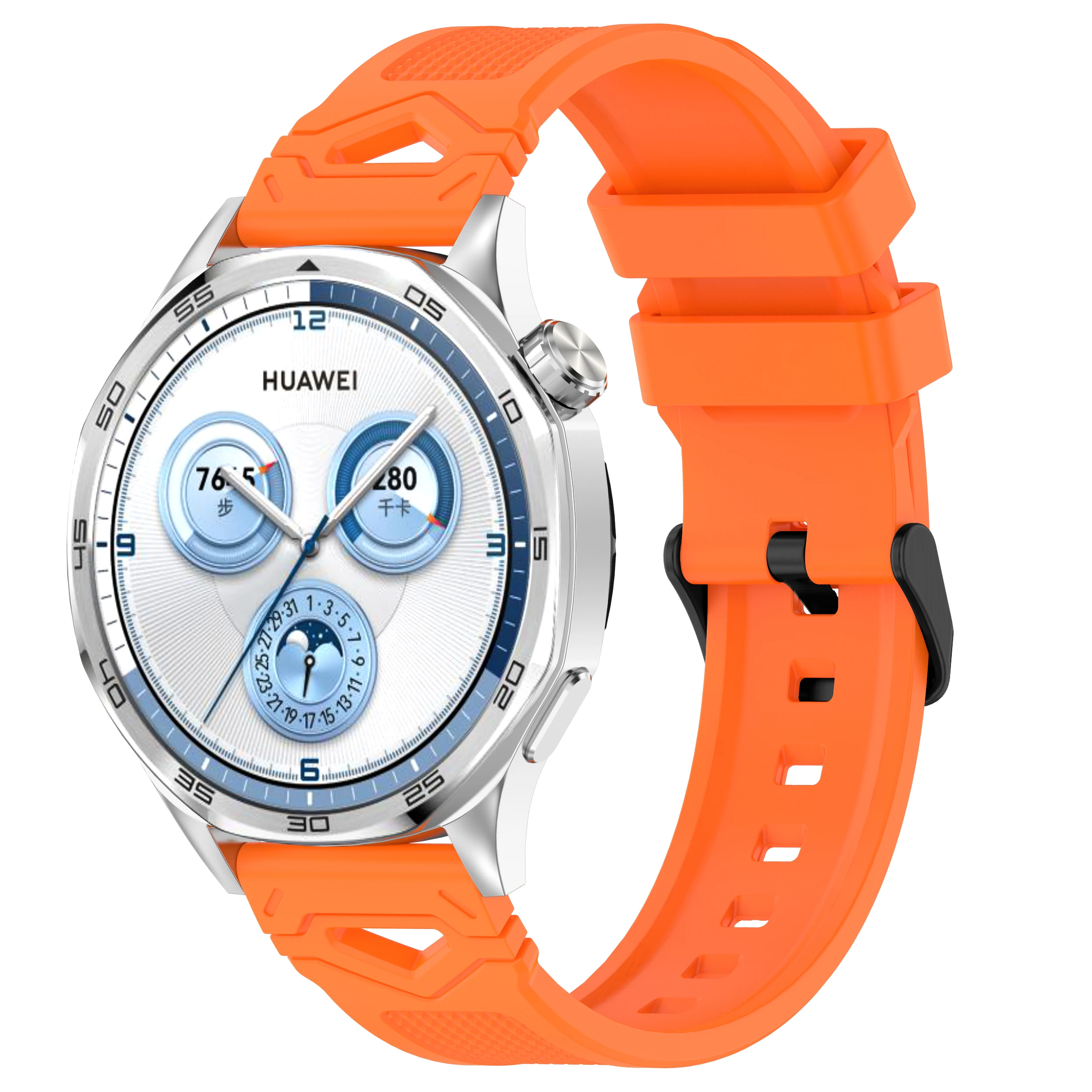 Топ модный силиконовый спортивный ремешок для 22 мм Galaxy Watch 7 65 4 Классический Huawei GT4 5Pro 41 46 часов