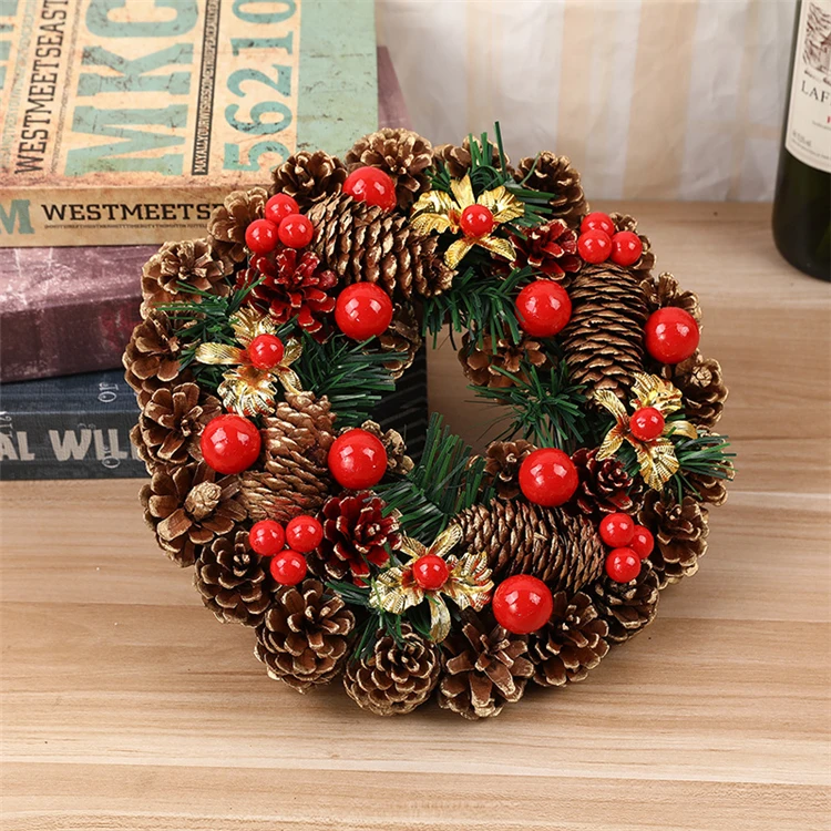 
China wholesale christmas wreath decoration for christmas hanging Ornaments 
