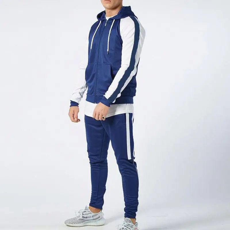 Slim Fit Sweatsuit Custom Tracksuit High Quality Men Polyester Sublimation Printing Best Oem Tracksuits For