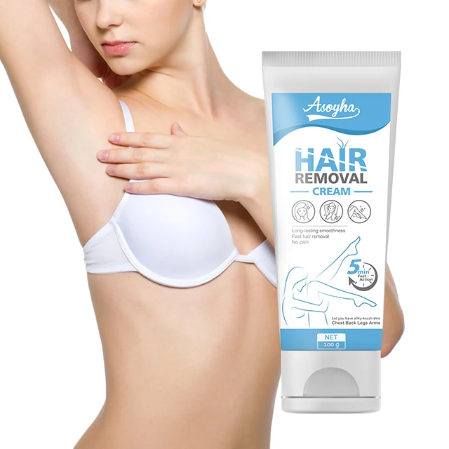 Private Label Best Depilatory Men Women Permanent Natural Hair Removal Cream For Removal Armpit Legs Hair Body Care Shaving