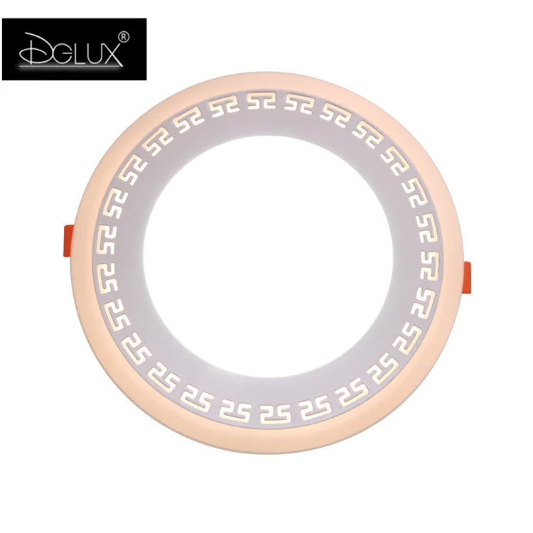 China Factory Wholesale White Round SMD Clothing Shop 6w 12w 18w 24w Recessed Mounted RGB Led Panel Light