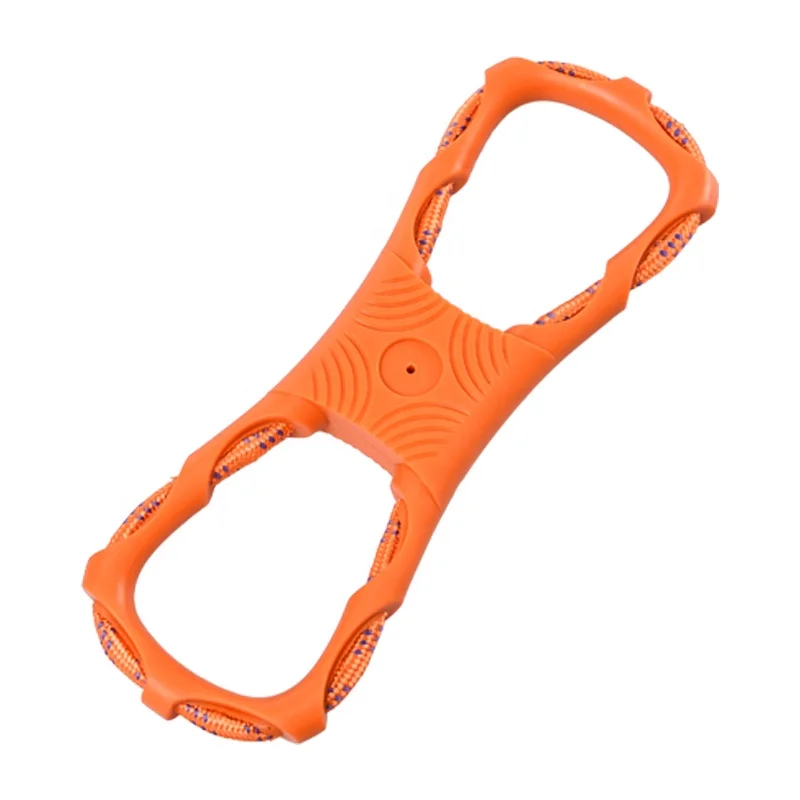 Petstar Durable And Long-Lasting Toss Hunting Pet Dog Chew Rope TPR Toy