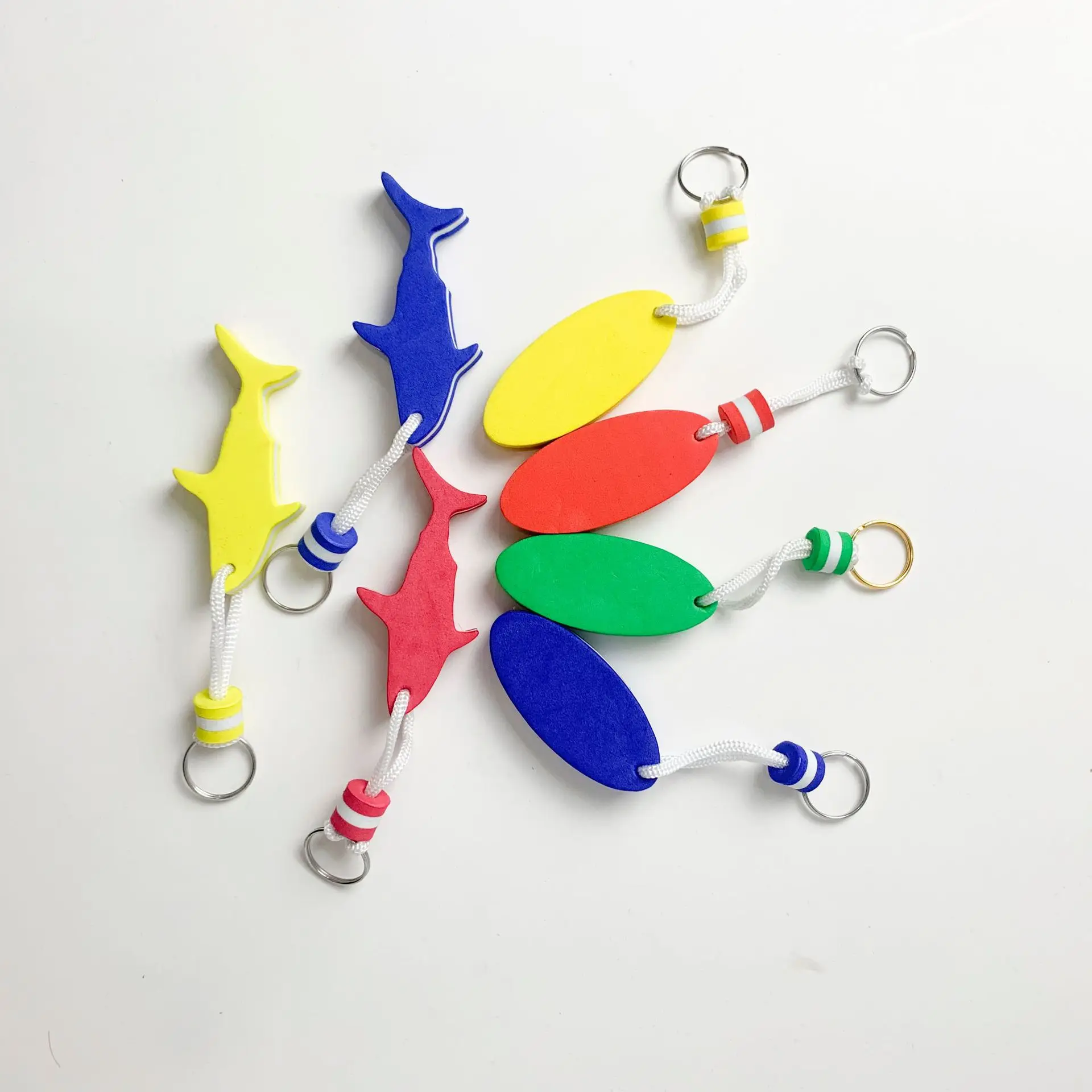 Promotion Gift Customized different cute shape eva foam floatable keychain custom printing logo floating keyring