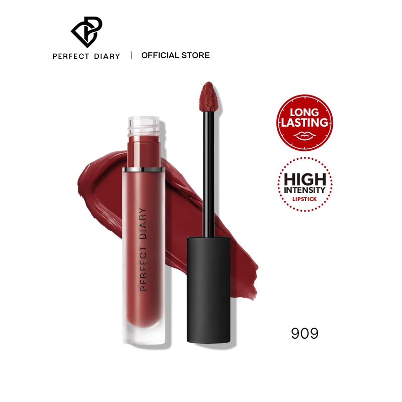 Perfect Diary DreamMatte Lipstick long lasting beautiful design clear square tube lip gloss  wholesale  cute lip gloss