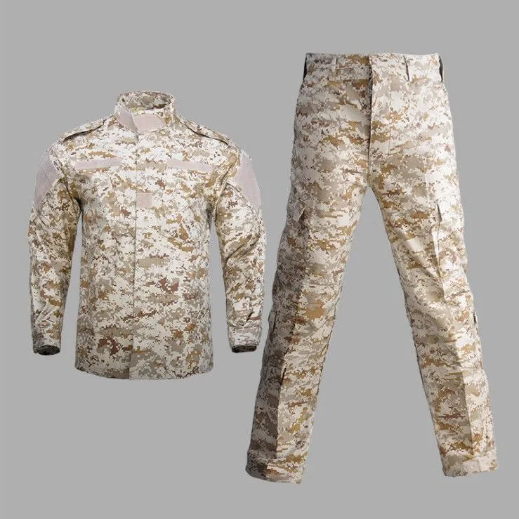 4 Pieces Wholesale Frog Tactical Green Camouflage Clothing Uniform Set For Training