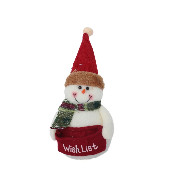 Christmas Decorations Snowman Santa Claus Cartoon Doll Christmas Atmosphere Decoration Creative Holiday Gifts