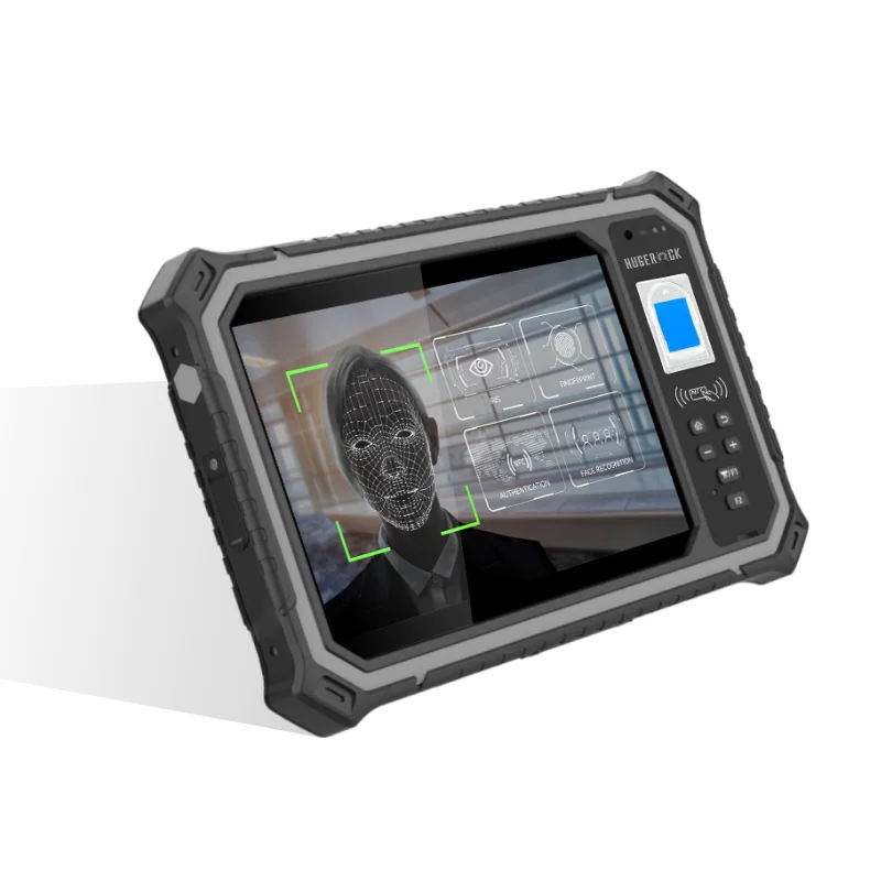 HUGEROCK B80 для профессионального 2,0 ГГц Android ip67 промышленный nfc считыватель отпечатков пальцев биометрический распознавание лица прочный планшетный ПК