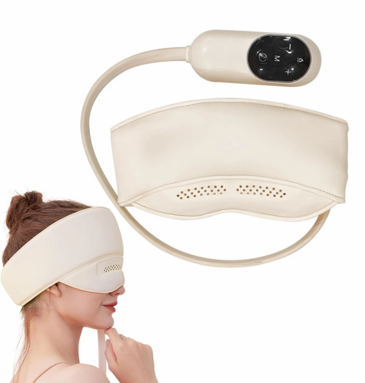Head Eye Massager With Air Pressure Heating Pain Relief Relaxing Apparatusma Three-stage regulation Massage