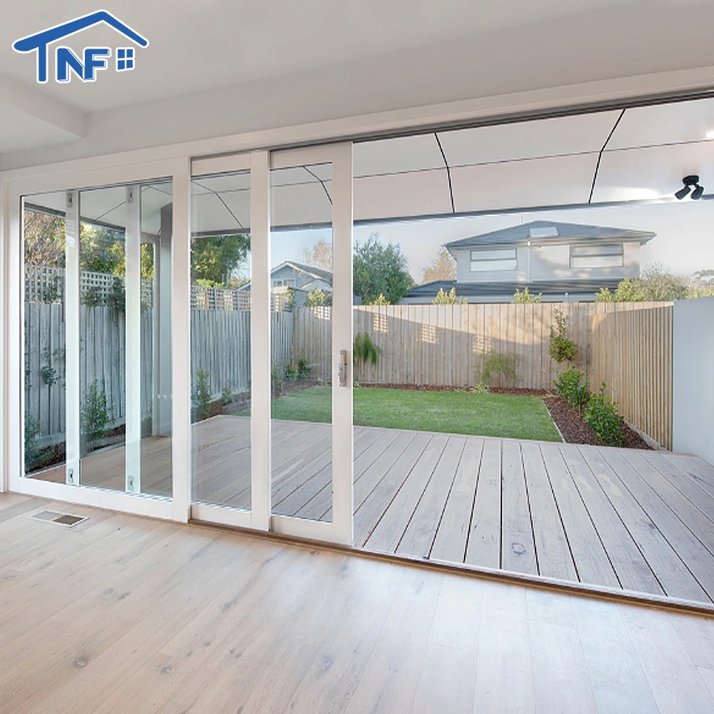 Sliding door design thermal break aluminium bifold accordion bifold and slide door