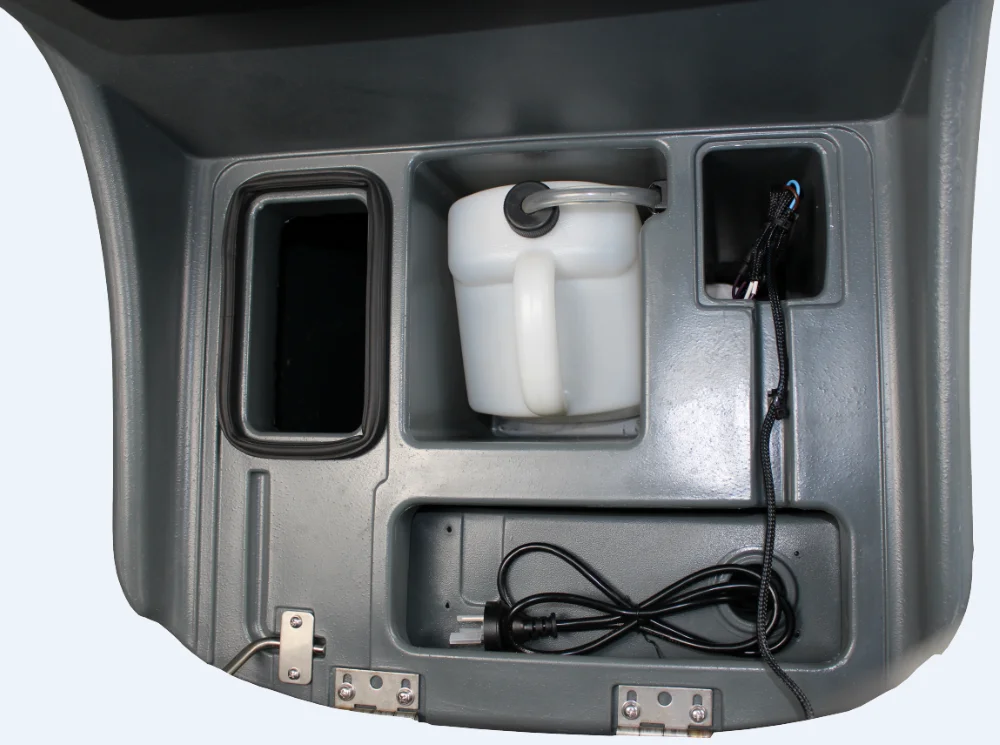 Large inventory dual brush ceramic floor tile cleaning machine