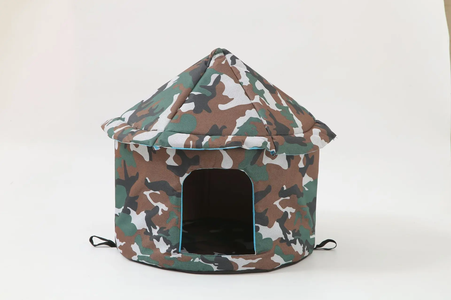 Outdoor waterproof pet nest cold-proof tent dog house Oxford cloth cat house Can disassemble and wash stray cat house