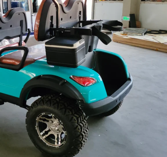 72 Volt Batteries New Customize Electric Golf Buggy Golf Cart Street Legal 4 Seater Golf Cart Grill Front With Headlights