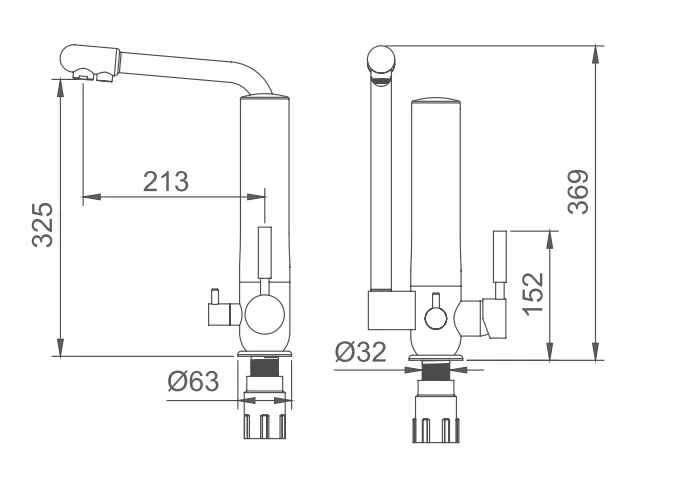 modern commercial stainless steel mixer taps kitchen faucets