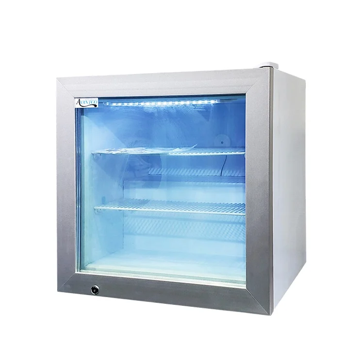 55L Compact Upright Small Mini Display Ice Cream Freezer