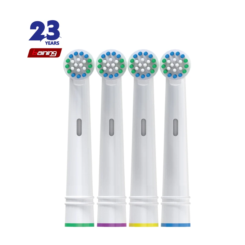 Головка зубной щетки для полости рта, совместимая с большинством вращающихся электрических зубных щеток на рынке
