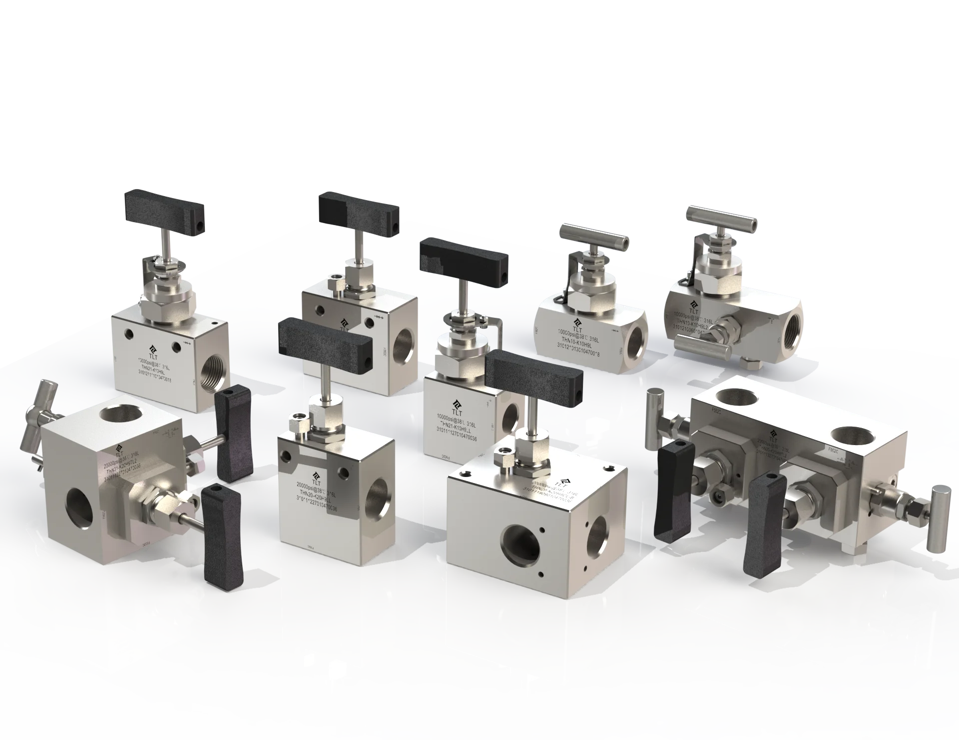 Нержавеющая сталь типа swagelok высокого давления 2-ходовой клапан коллектора инструмент клапан внутренняя резьба клапан