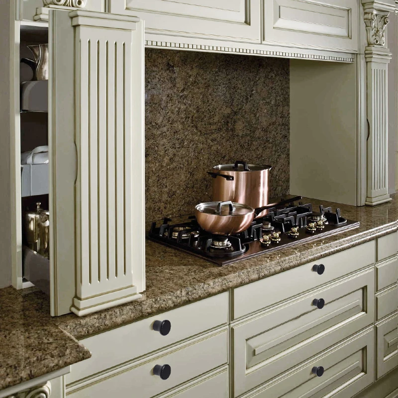 Modern Black Aluminum Kitchen Cabinet Cupboard Wardrobe Drawer Furniture Hardware Pull Handles Accessories And Knobs