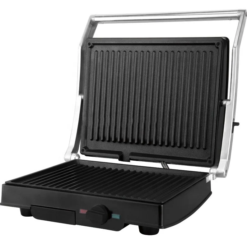 Professional Electric Multifunction Griddle Contact Grill with Oil Tray