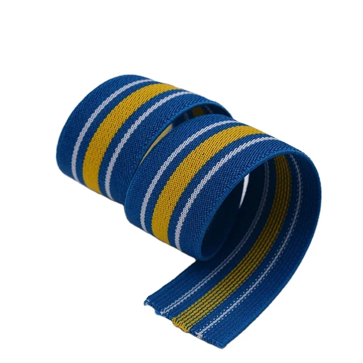 rubber polyester elastic for suspenders strong elastic band elastic less stretch