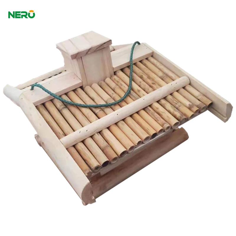 
Outdoor wooden window hanging bird feeder for Garden 