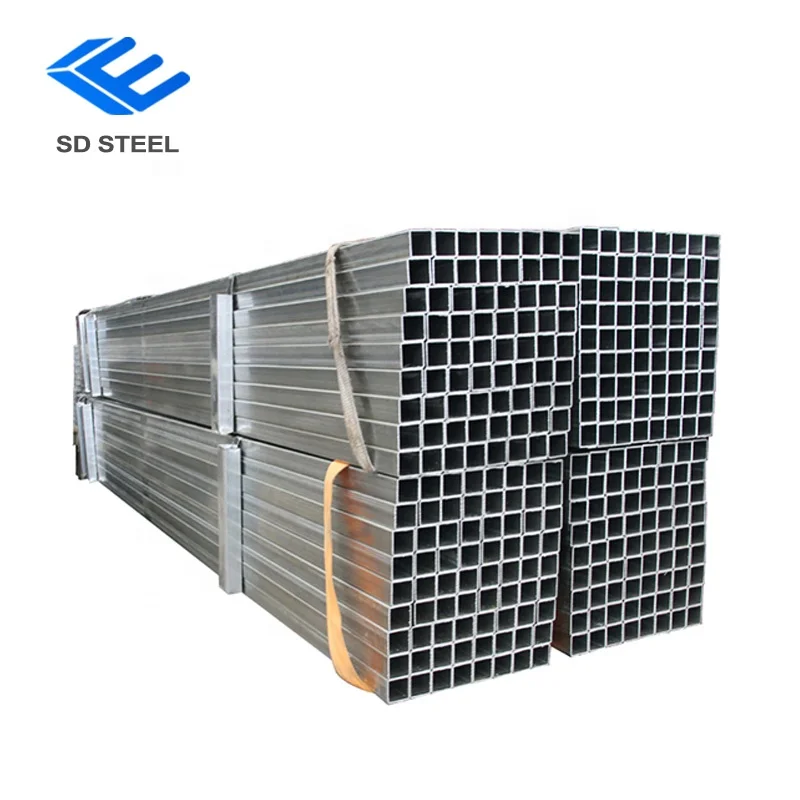 19*19-400*400 мм ASTM Z30-Z275 ST37 полая Горячая оцинкованная квадратная стальная труба