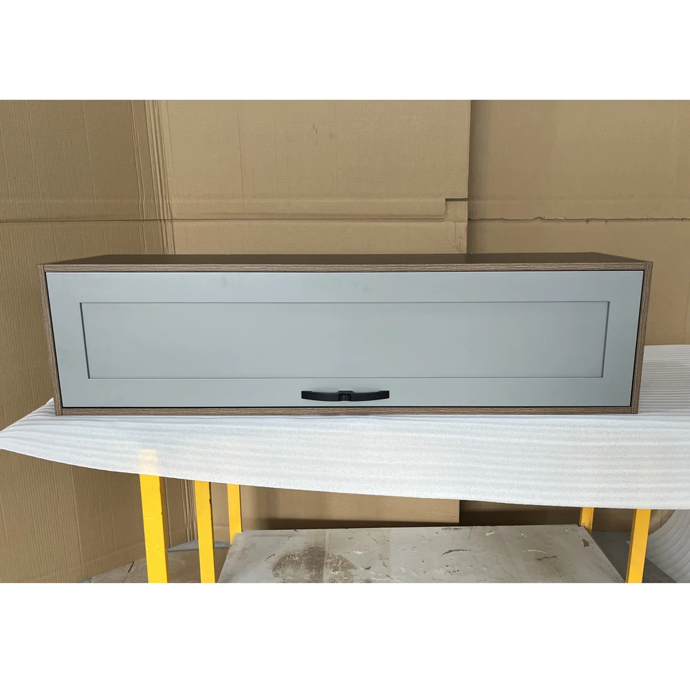 Caravan Furniture Wooden kitchen cabinet set wall cabinet gray shaker style
