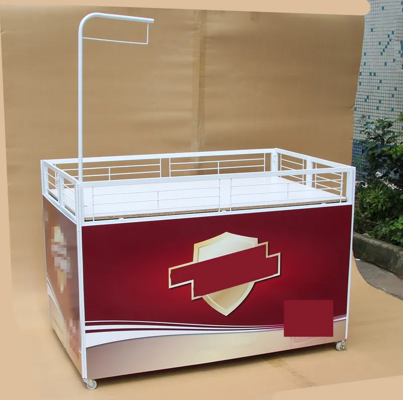 Custom supermarket equipment promotion tasting table, promotional counter table for sales marketing