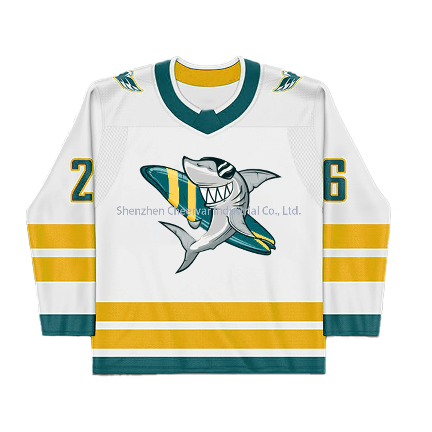 Team Ice Hockey Wear Custom Mens Sublimation Embroidered Ice Hockey Jersey
