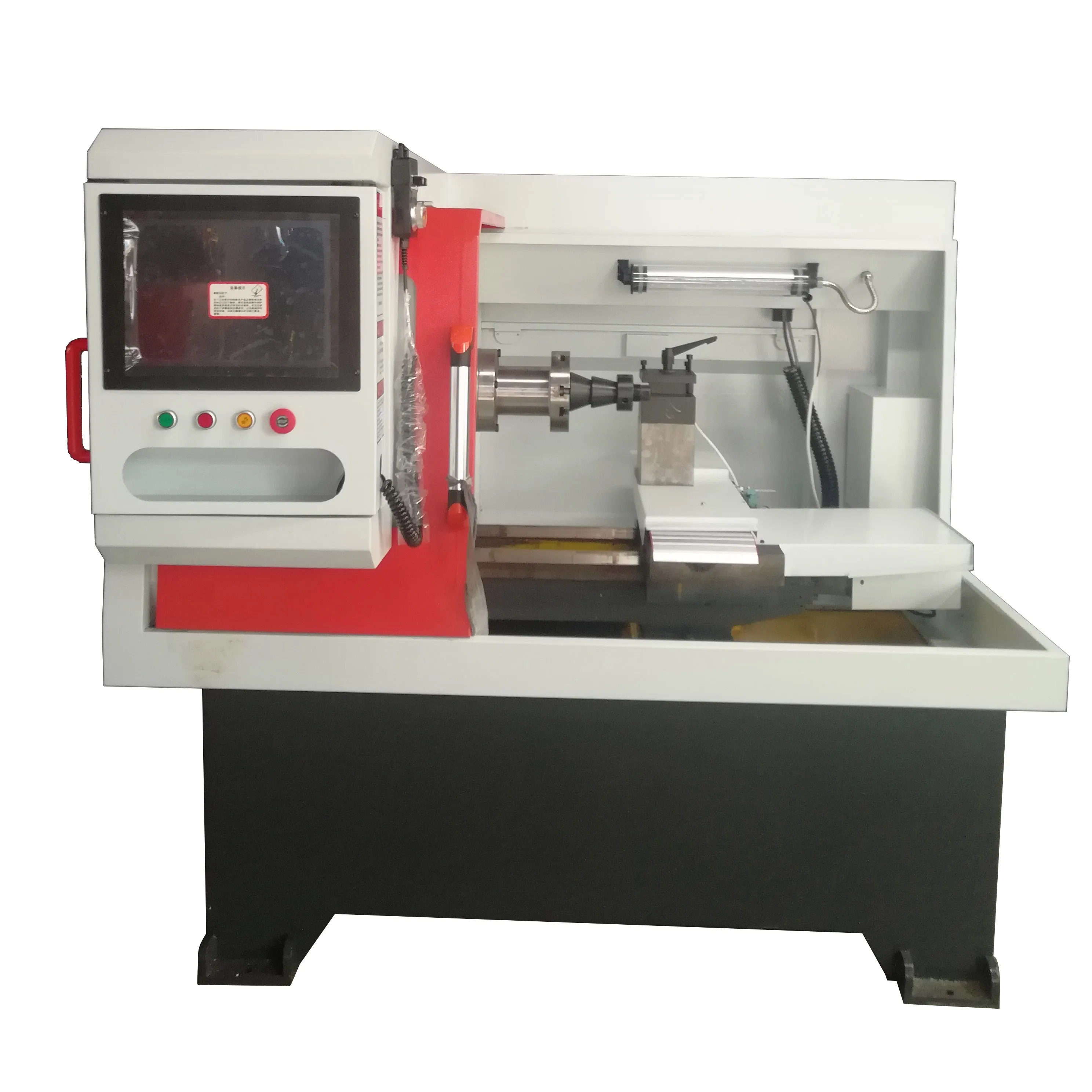 Factory Car Alloy Wheel Repair Cnc Lathe Diamond Cutting Alloy Wheel Cut Rim Polish Machine