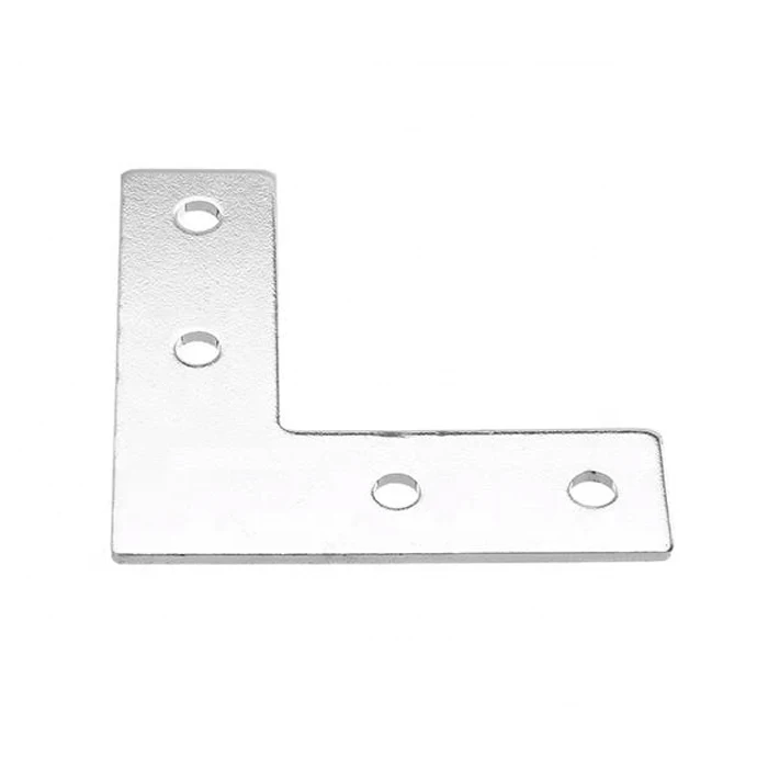 Silverchin Custom L Shaped Galvanized Metal Steel Angle Corner Brackets