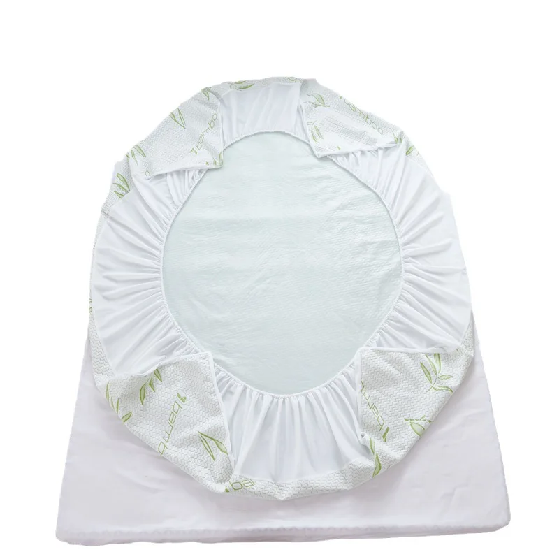 Diaper insulating pad bamboo fiber diaper pad air layer jacquard waterproof bed cover baby mattress protector