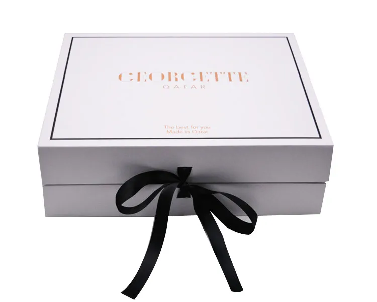 
Wholesales Custom High Quality Rigid Foldable Cardboard Gift Box with Lid Cosmetics Luxury Wedding Dress Gift Box Packaging 