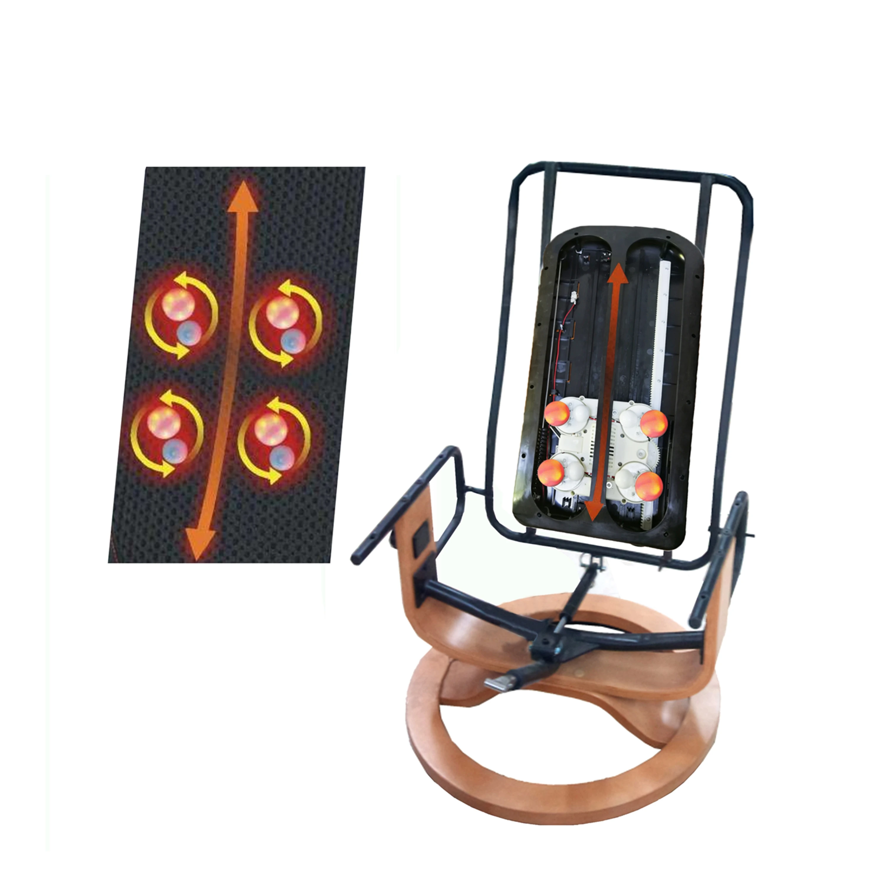 Hot Selling Kneading Recliner Mechanism Shiatsu Back Neck Massager Parts For Massage Chairs