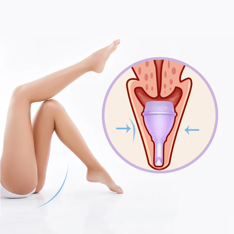 Reusable Medical Grade Silicone Organic Wholesale Ladies Silicone Menstrual Cup For Woman Period