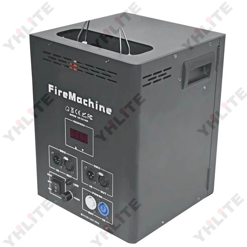 2 головки пожарная машина сценический фейерверк DMX512 Электрический холодный огонь искровая пламя Фонтан Фейерверк
