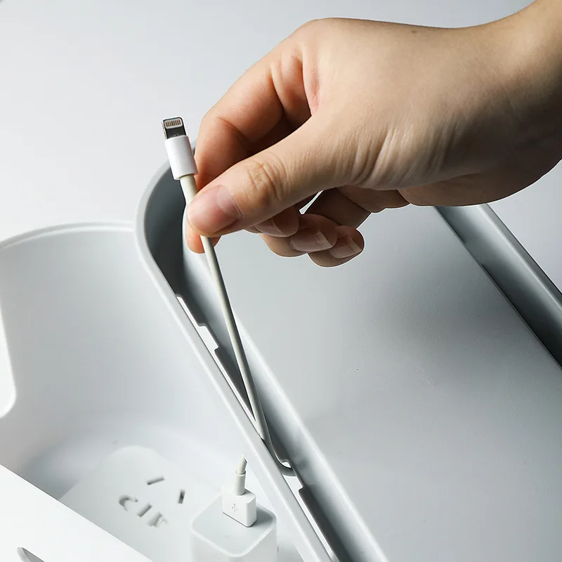 Electrical Power Strips Plug Socket Cable Wire Cord Collection Management Organizer Storage Box