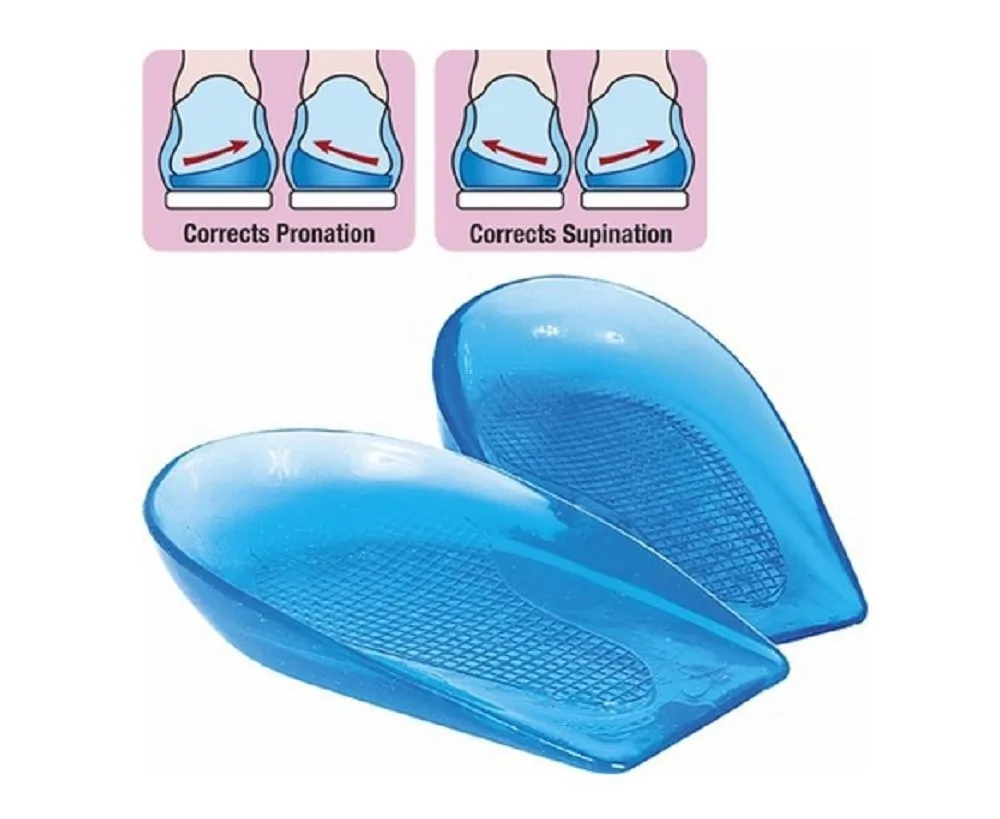 Men and Women Shoe Pad Sports Insert Sneaker Gel Sole u-shaped heel insole comfort honeycomb soft silicone gel heel cup