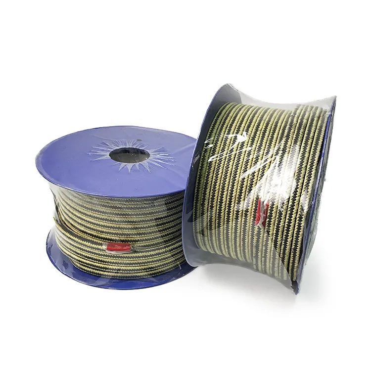 PTFE GRAPHITE STUFFING BOX GLAND  PACKING WITH  ARAMID CORNERS