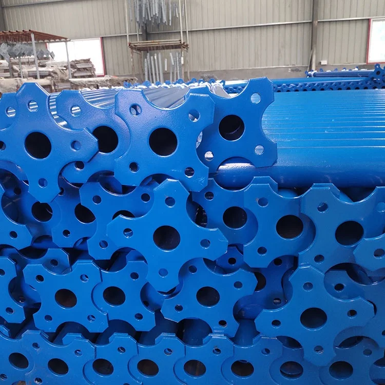 scaffolding steel telescopic props with square flower plate
