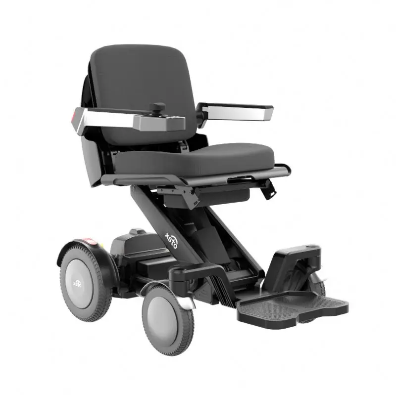 Power Wheelchair Light Weight Removable Battery Stair Climbing For Medical Treatment