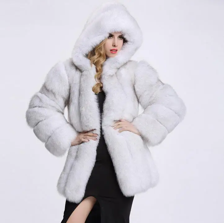 Custom Winter Women Silver  Fur Coat Wholesale Long Sleeve Fur Coat Ladies Short Red/Grey/Pink/White/Purple Fur Jacket Overcoat
