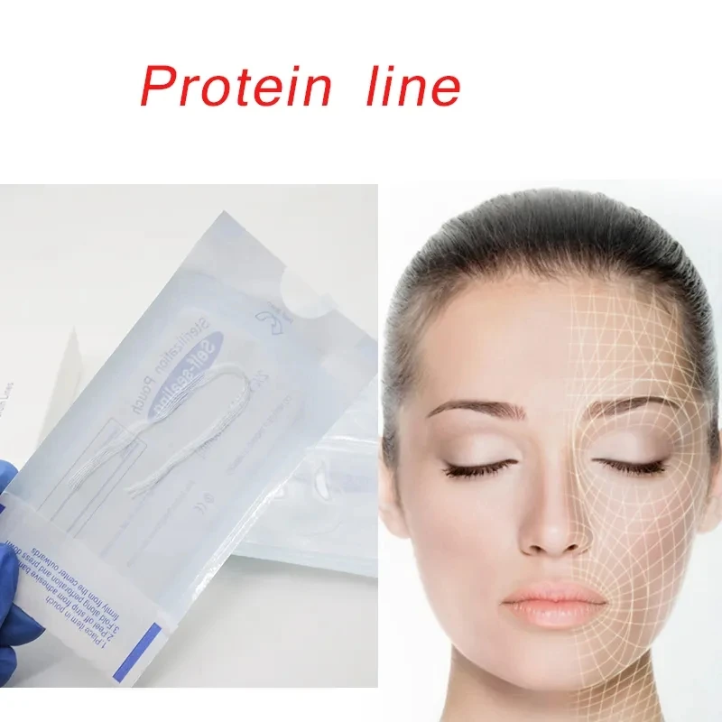 No Needle Facial Thread Lift Gold Protein  Line Carving For Anti-wrinkle With protein thread