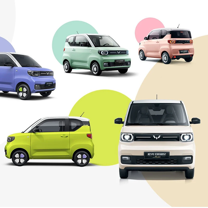 Wuling Mini EV поставщик китайский Электромобиль мини-автомобиль распродажа дешевый для взрослых