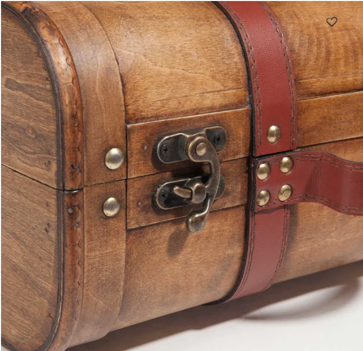 Wholesale Chinese Direct Manufacturer Retro Wooden Suitcase Antique Wooden Suitcase Box Vintage Wooden Suitcase Trunk