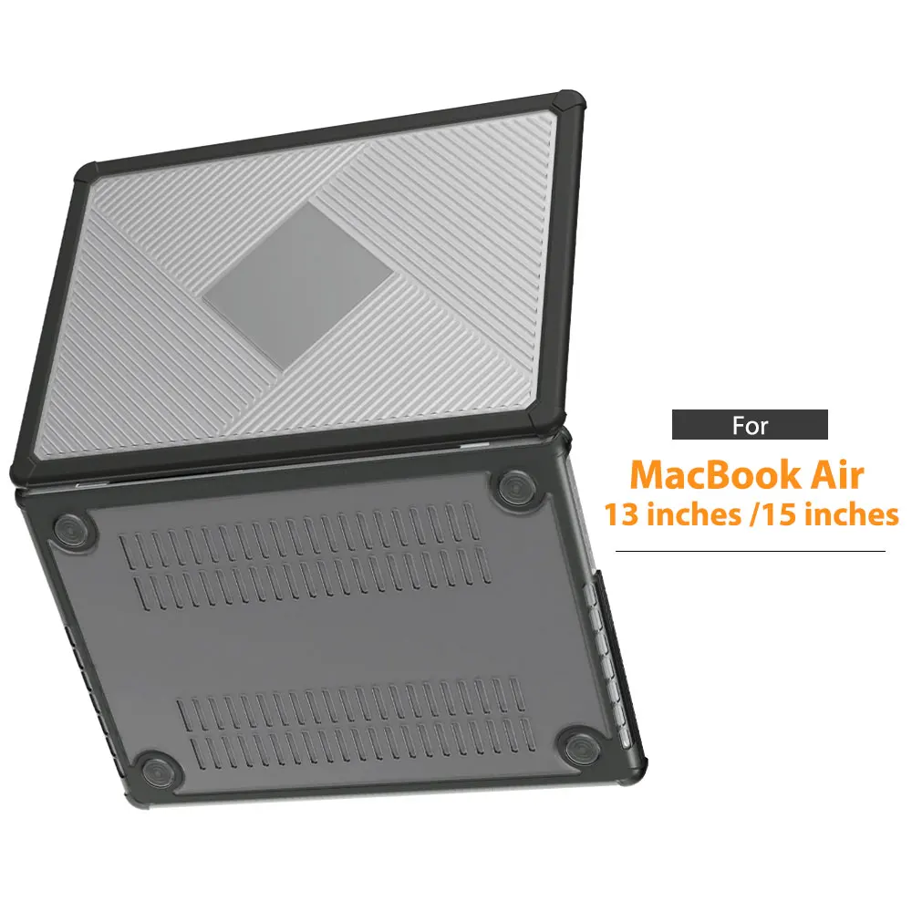 Чехол для ноутбука ТПУ Apple Macbook Pro Air 2024 15 14 13 дюймов чехлы ноутбуков хорошее тепловыделение BJK04