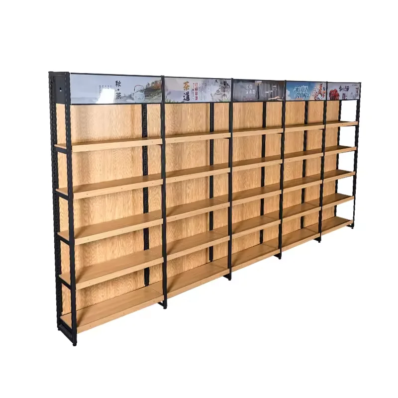 Heavy Duty 5 Tier Metal Supermarket Shelves Stacking Racks Shelves for Warehouse to Storage