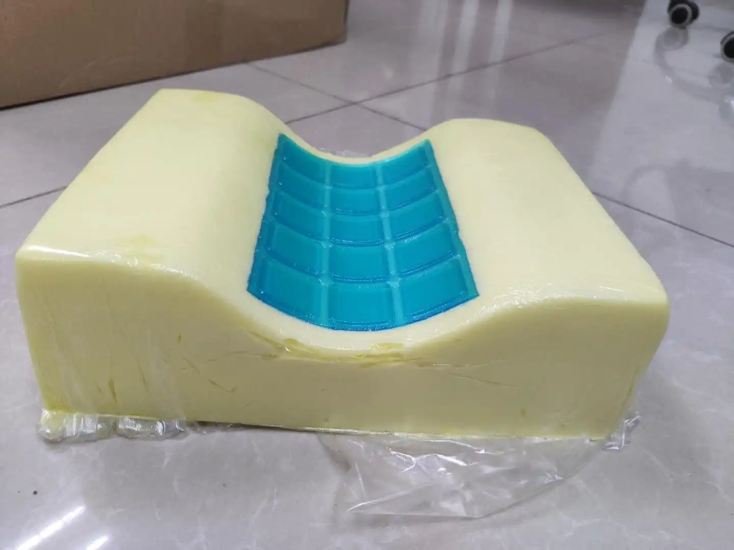 Orthopedic Knee Pillow Memory Foam Relief the Back Pain, Leg Pain, Pregnancy Memory Foam Wedge Contour