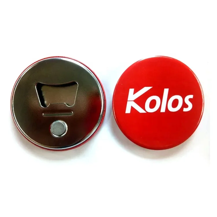 Производители, оптовая продажа, изготовление на заказ, магнитная жестяная тарелка для винного холодильника, открывалка для бутылок из нержавеющей стали, рекламные подарки